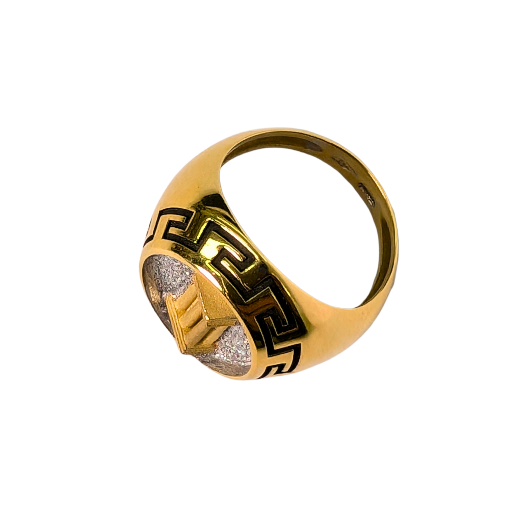 Anello in oro con Tempio