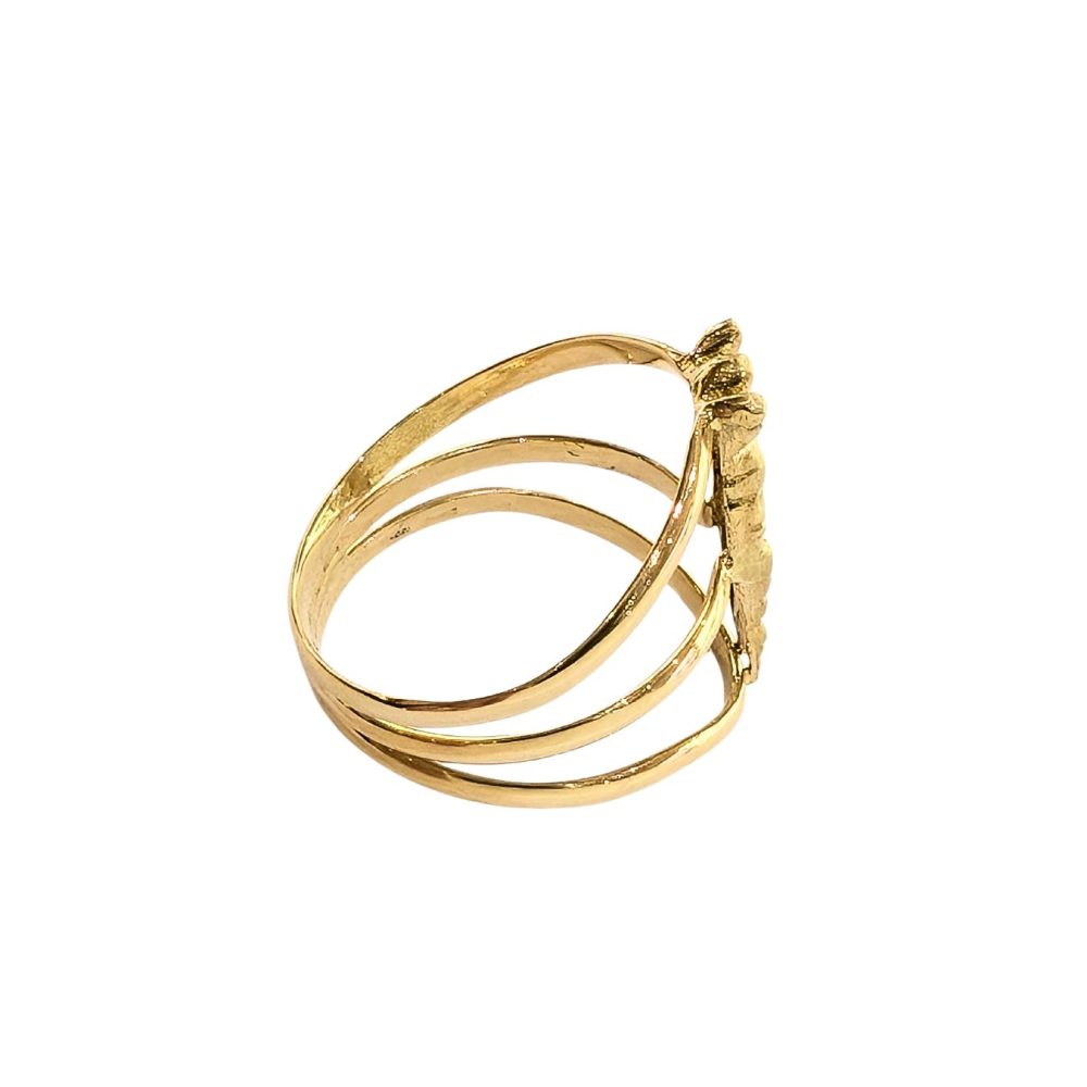 anello in oro giallo